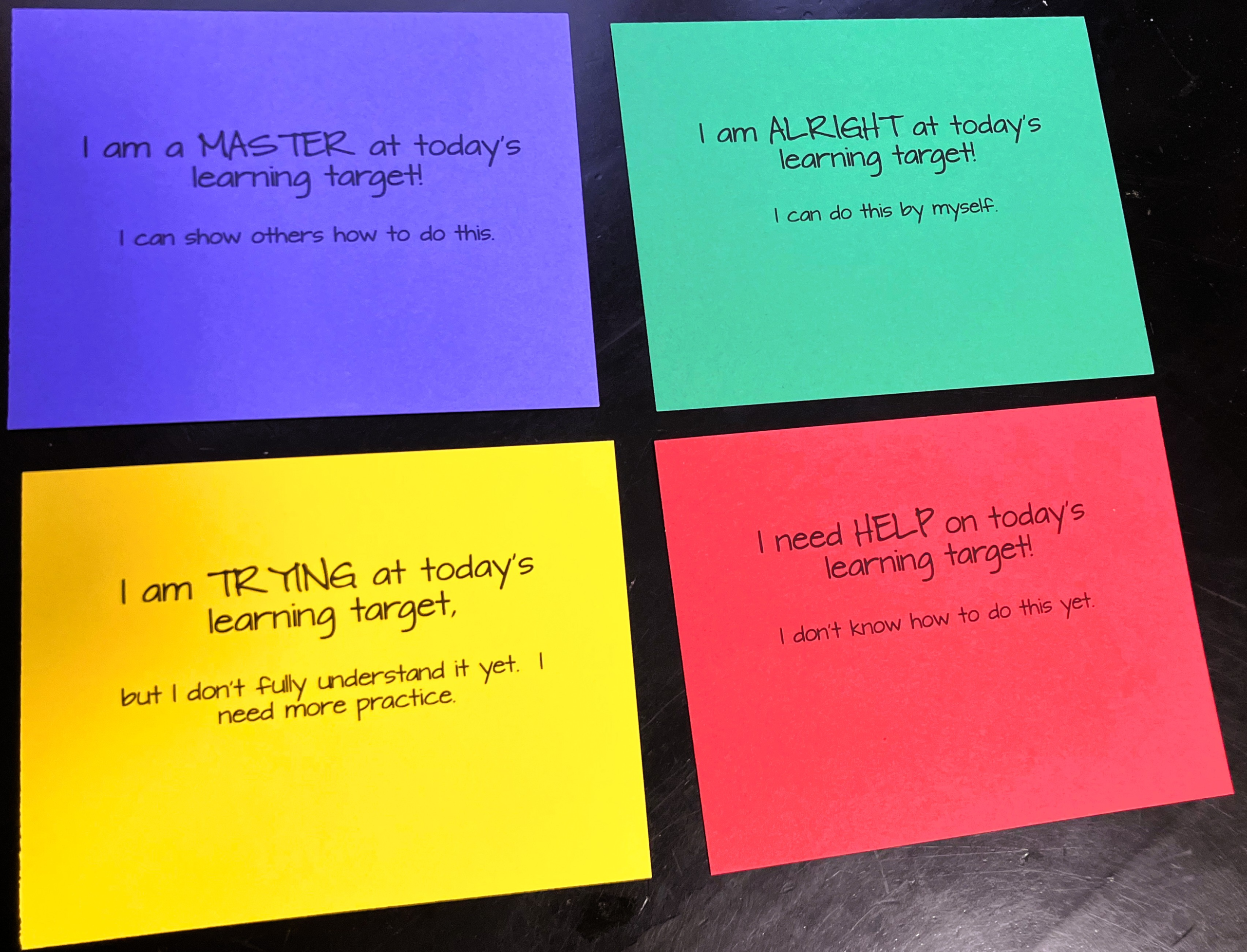 Self-Assessment in High School Math